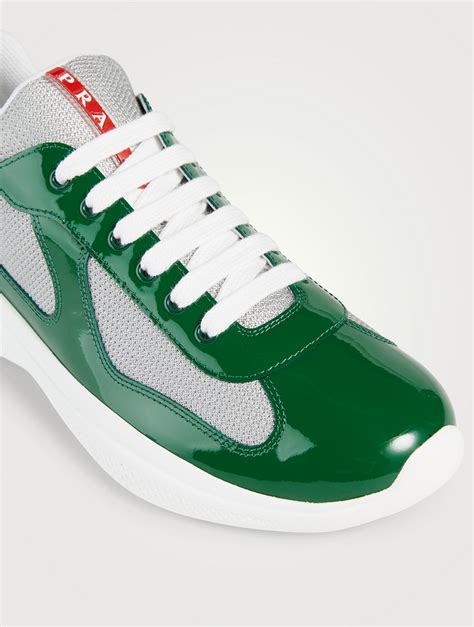 Prada America's Cup patent sneakers